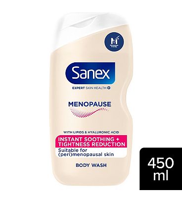 Sanex Expert Skin Health+ Menopause Shower Gel Body Wash 450ml