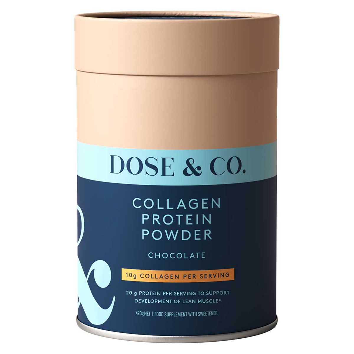 Dose & Co Collagen Protein Powder Chocolate