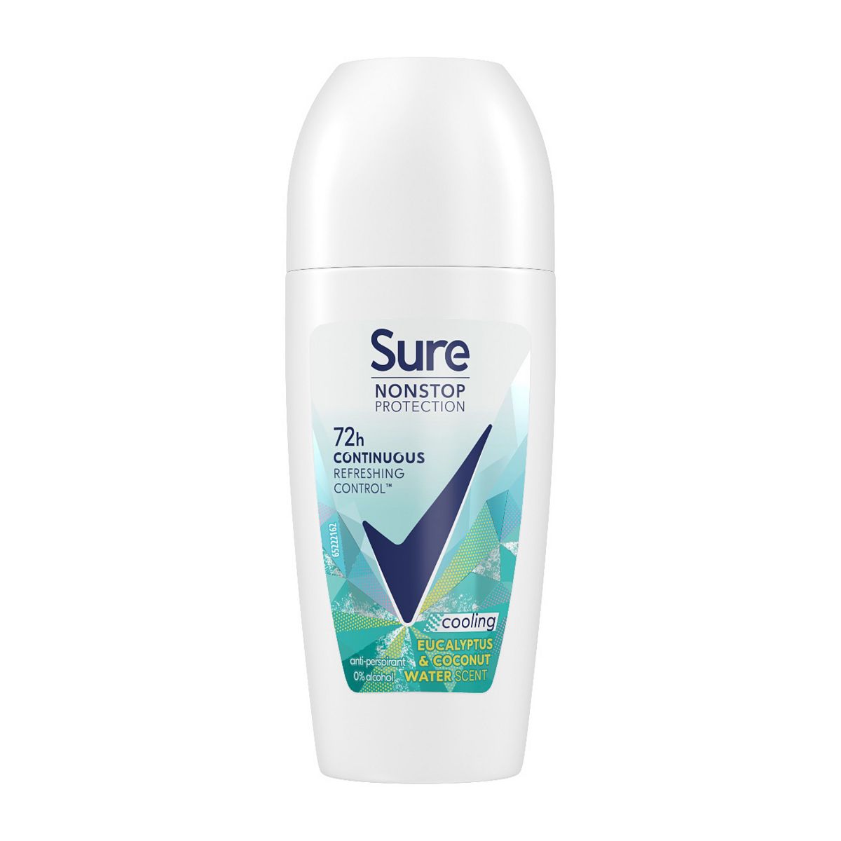 Sure Women Nonstop Protection Anti-Perspirant Roll On Eucalyptus & Coconut 50Ml