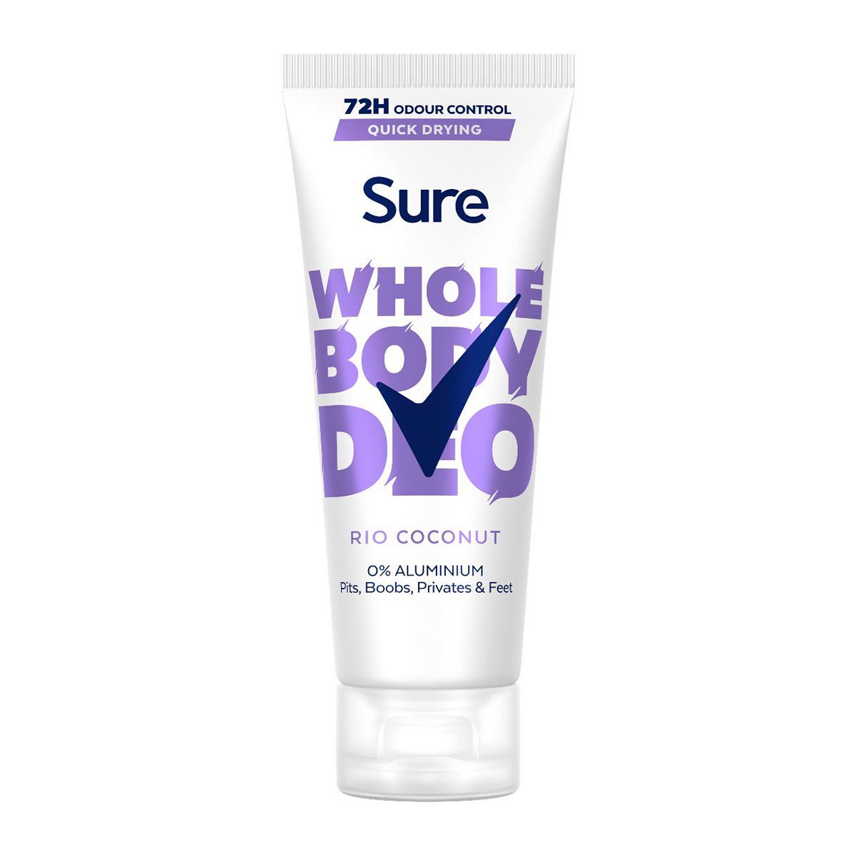 Sure Women Rio Coconut 72Hr Whole Body Deodorant Cream 75Ml