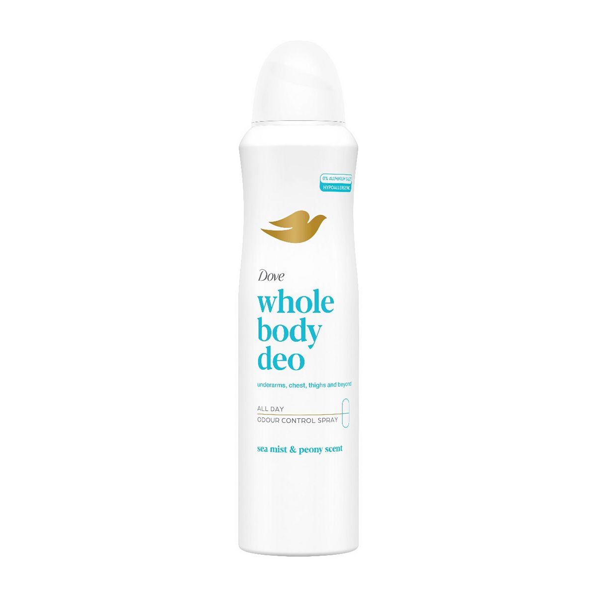 Dove Sea Mist & Peony Whole Body Deodorant Spray 150Ml