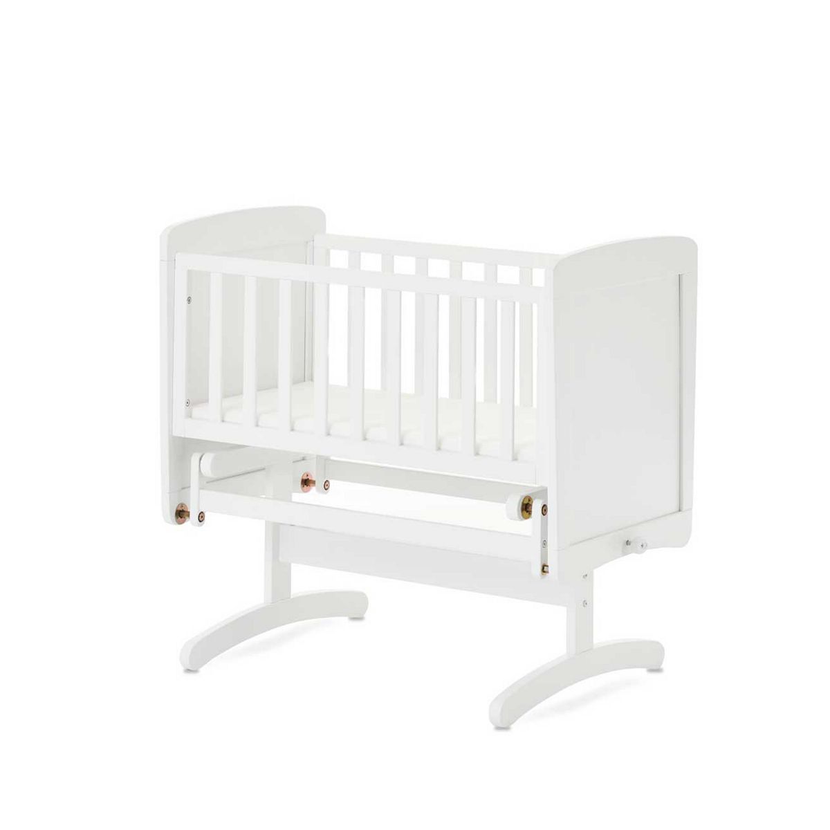 Obaby Gliding Crib And Mattress - White