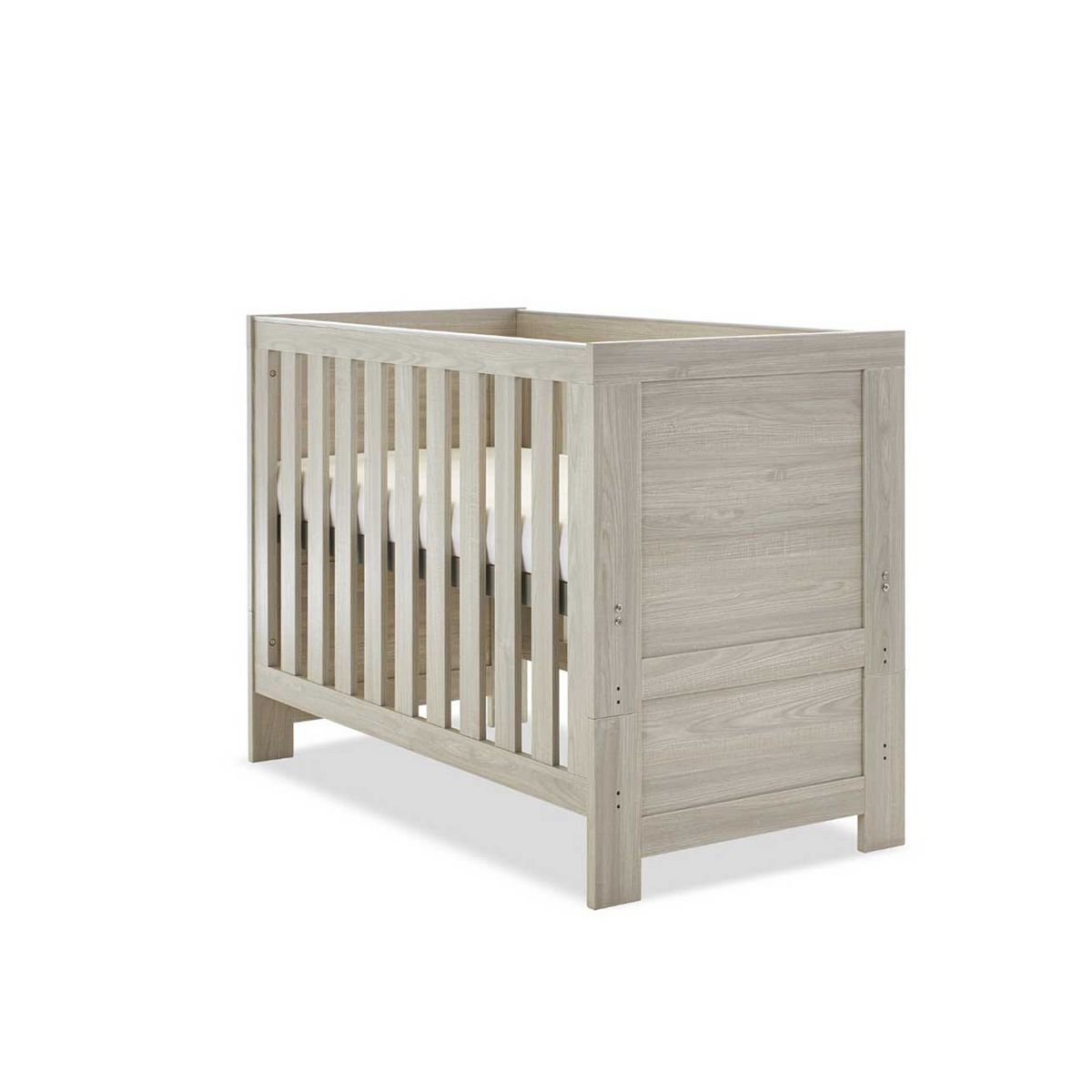 Obaby Nika Mini Cot Bed - Grey Wash