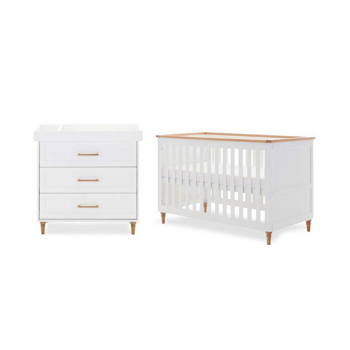 Obaby Orla 2 Piece Room Set White & Natural