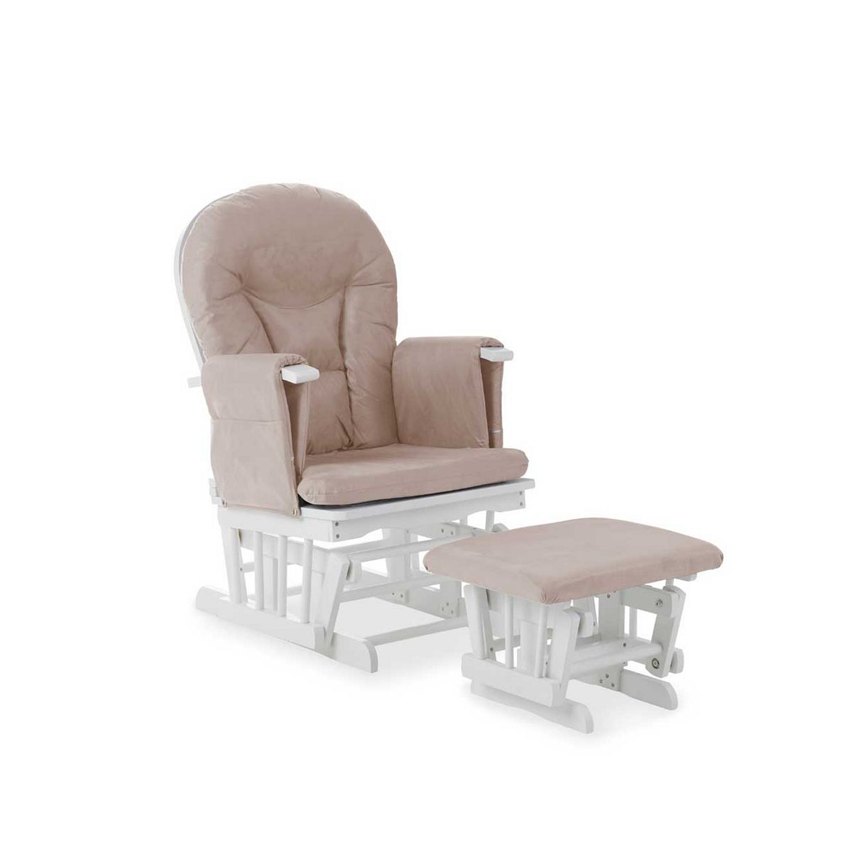 Obaby Reclining Chair And Stool - Sand