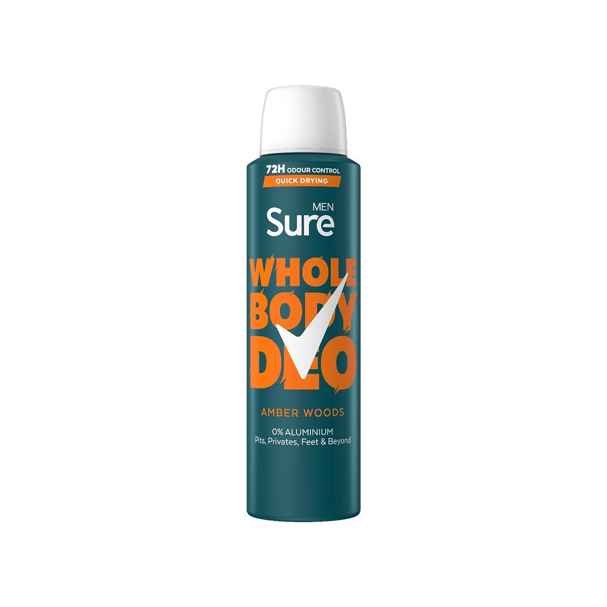 Sure Men Amber Woods 72Hr Whole Body Deodorant Spray 150Ml