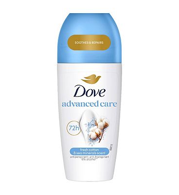 Dove Advanced Care Fresh Cotton & Sea Minerals Anti-Perspirant Roll On 50 ml