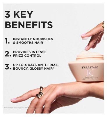 Kerastase Gloss Absolu Masque Creme Hydra-Glaze For Thick Frizzy Hair 75ml (5)
