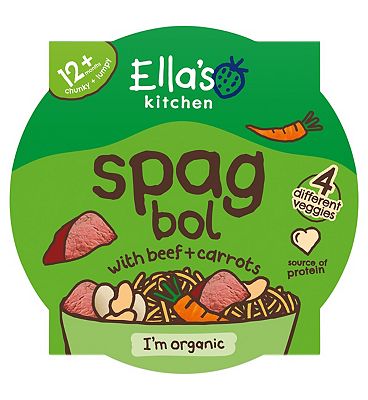 Ellas Kitchen Organic Beef Spaghetti Bolognese Tray 12 Months Plus 200G