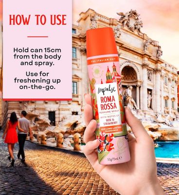 Impulse Roma Rossa Body Spray Italian Edit Collection 75ml (6)