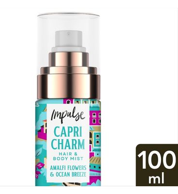 Impulse Capri Charm Hair & Body Mist Italian Edit Collection 100ml