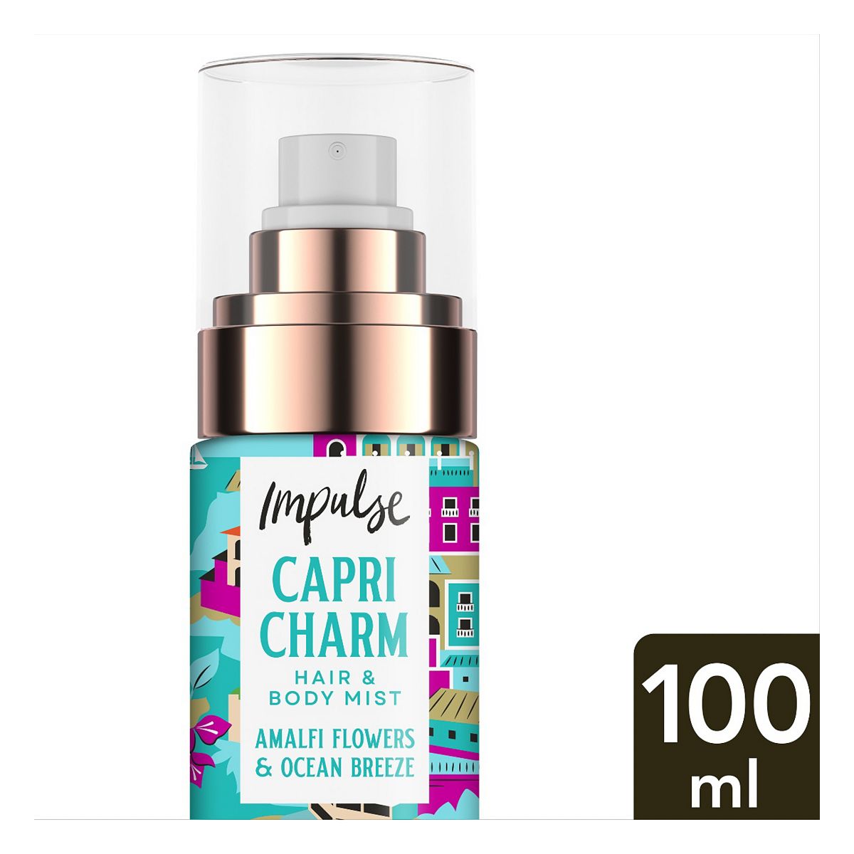 Impulse Capri Charm Hair & Body Mist Italian Edit Collection 100Ml