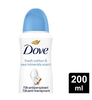 Dove Advanced Care Fresh Cotton & Sea Minerals Anti-Perspirant Aerosol 200 ml