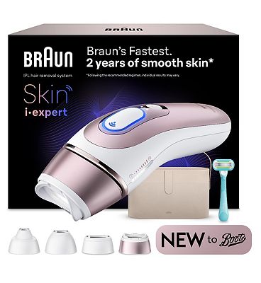 Braun Smart IPL Skin I Expert At Home Hair Removal With Free App 2 Smart Heads PL7211 (3)
