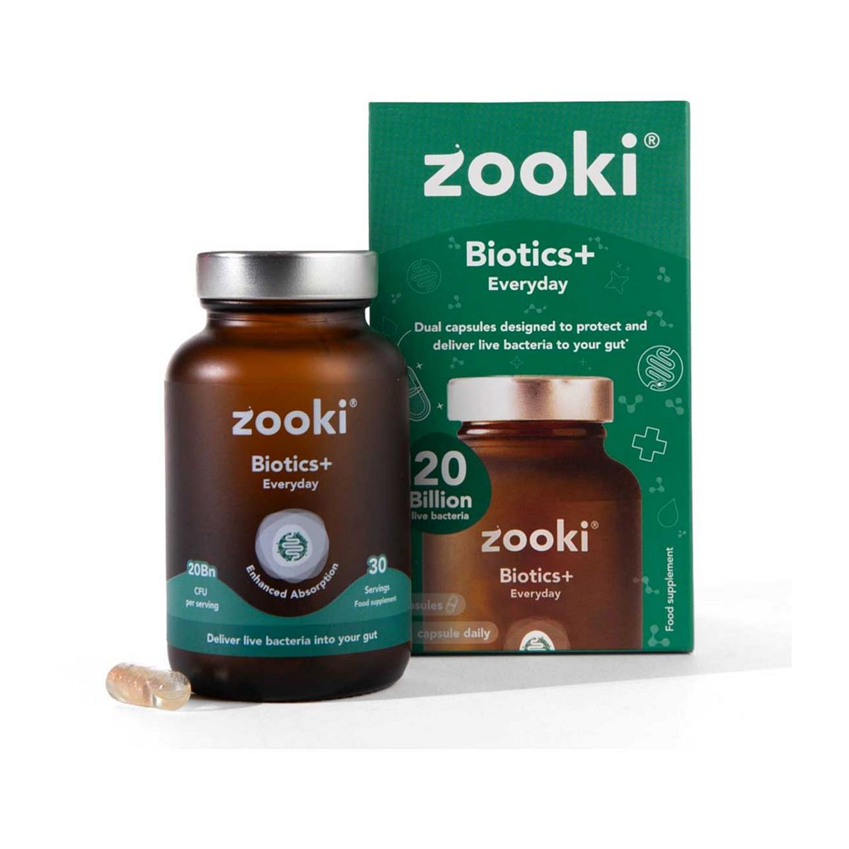 Zooki Biotics+ Everyday Capsules 30S