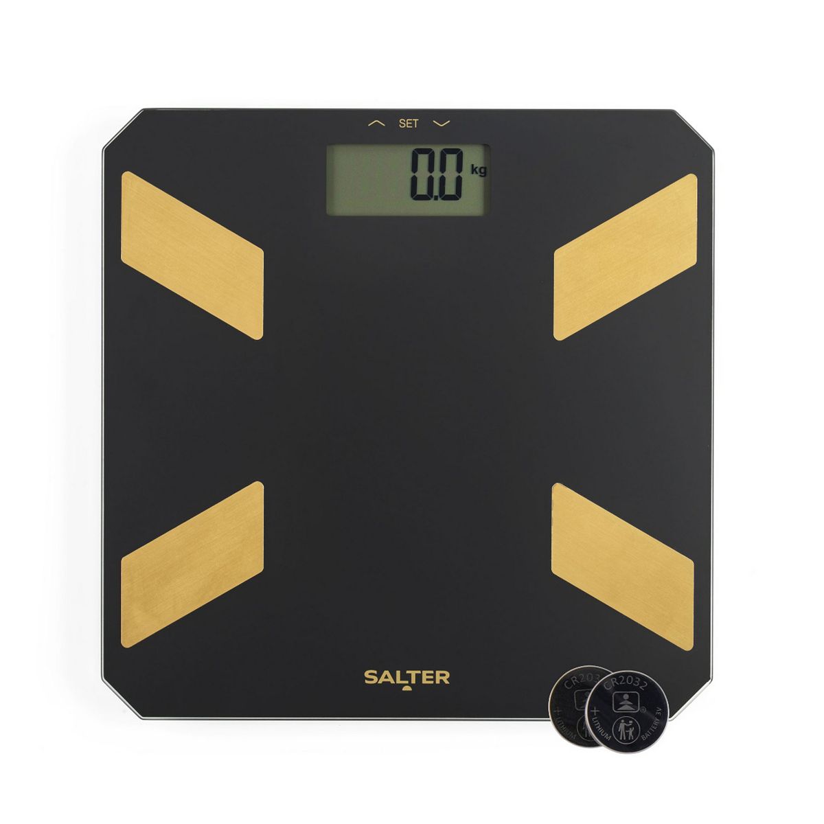 Salter Glass Analyser Scale Black