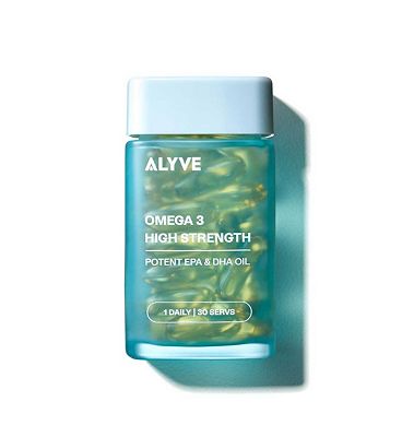 Click to view product details and reviews for Alyve High Strength Omega 3 30 Softgels.