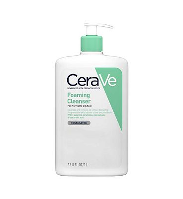 Click to view product details and reviews for Cerave Foaming Cleanser With Niacinamide For Normal To Oily Skin 1l.