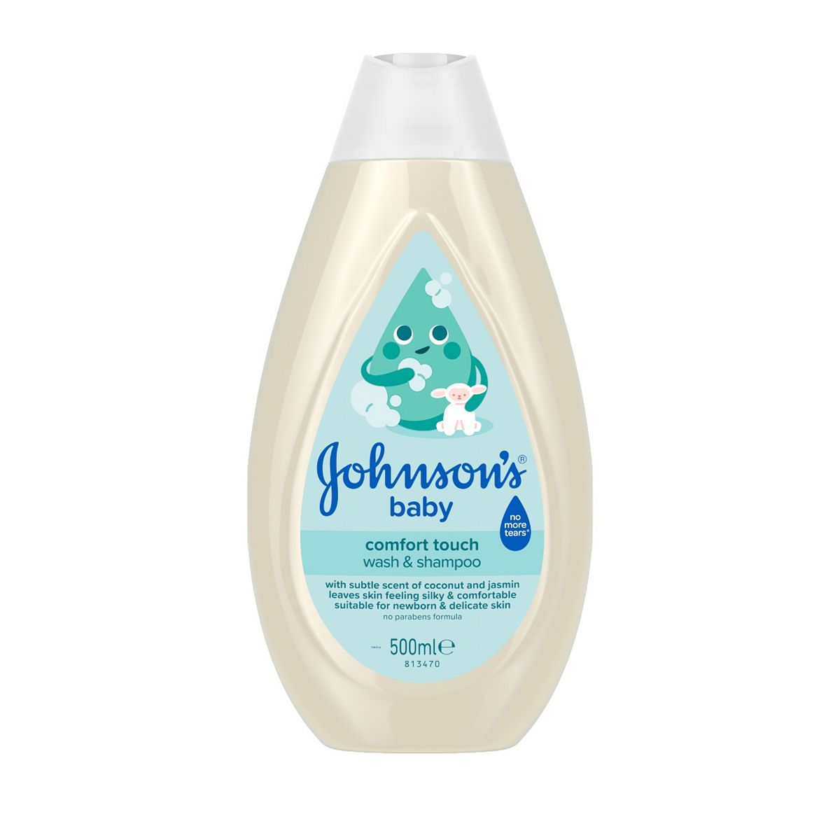 Johnson & Johnson Johnson's Comfort Touch Wash & Shampoo 500ml