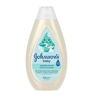 Johnsons Comfort Touch Wash And Shampoo 500Ml