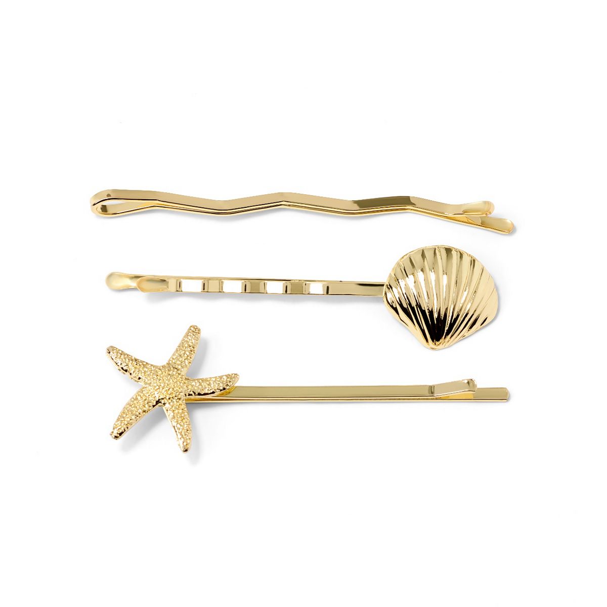   Shell Star Fish Gold Slide Grips 3S Multicolor