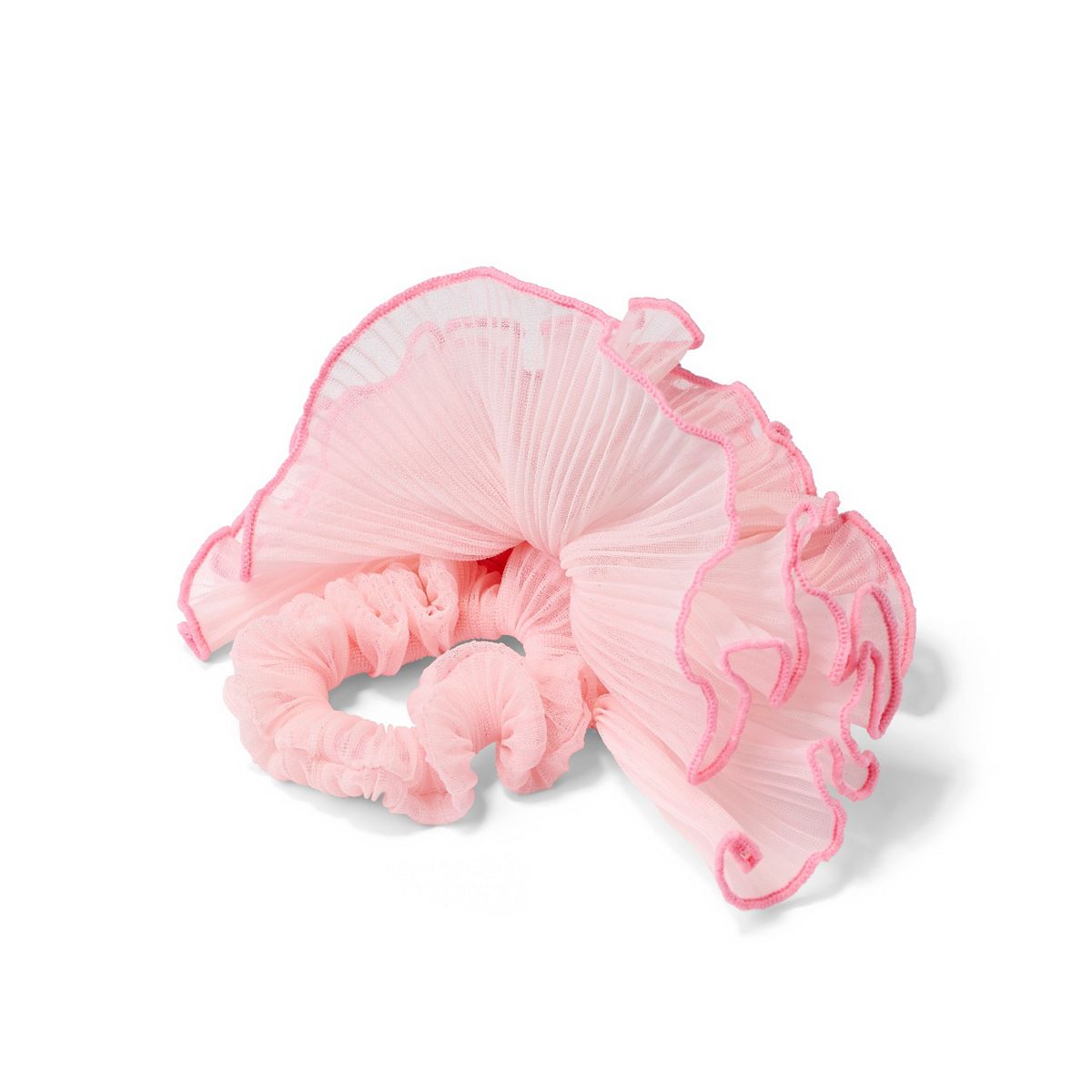   Pink Flower Scrunchie Multicolor
