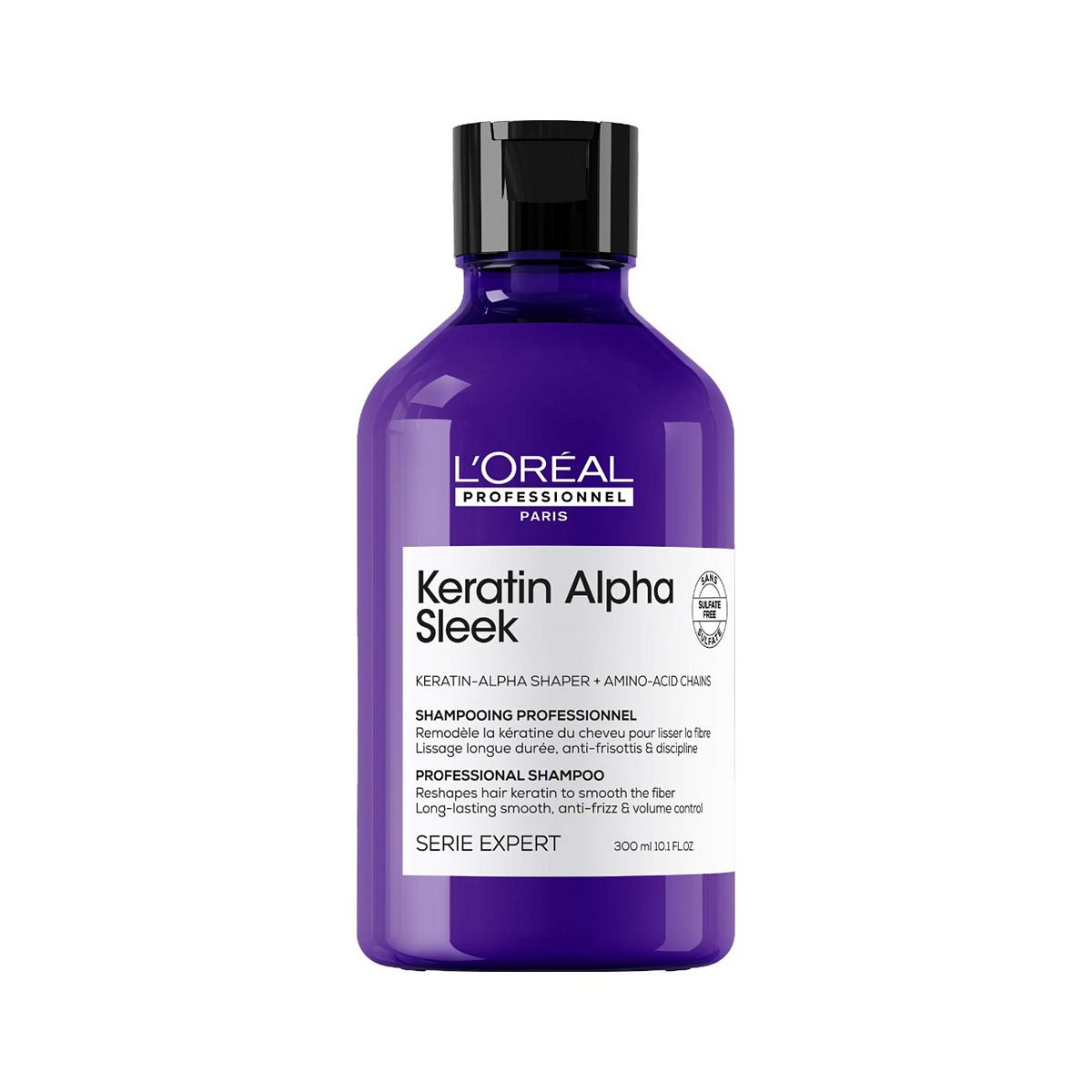 L'Oreal Professionnel Keratin Alpha Sleek Shampoo Anti Frizz & Smoothing 300ml