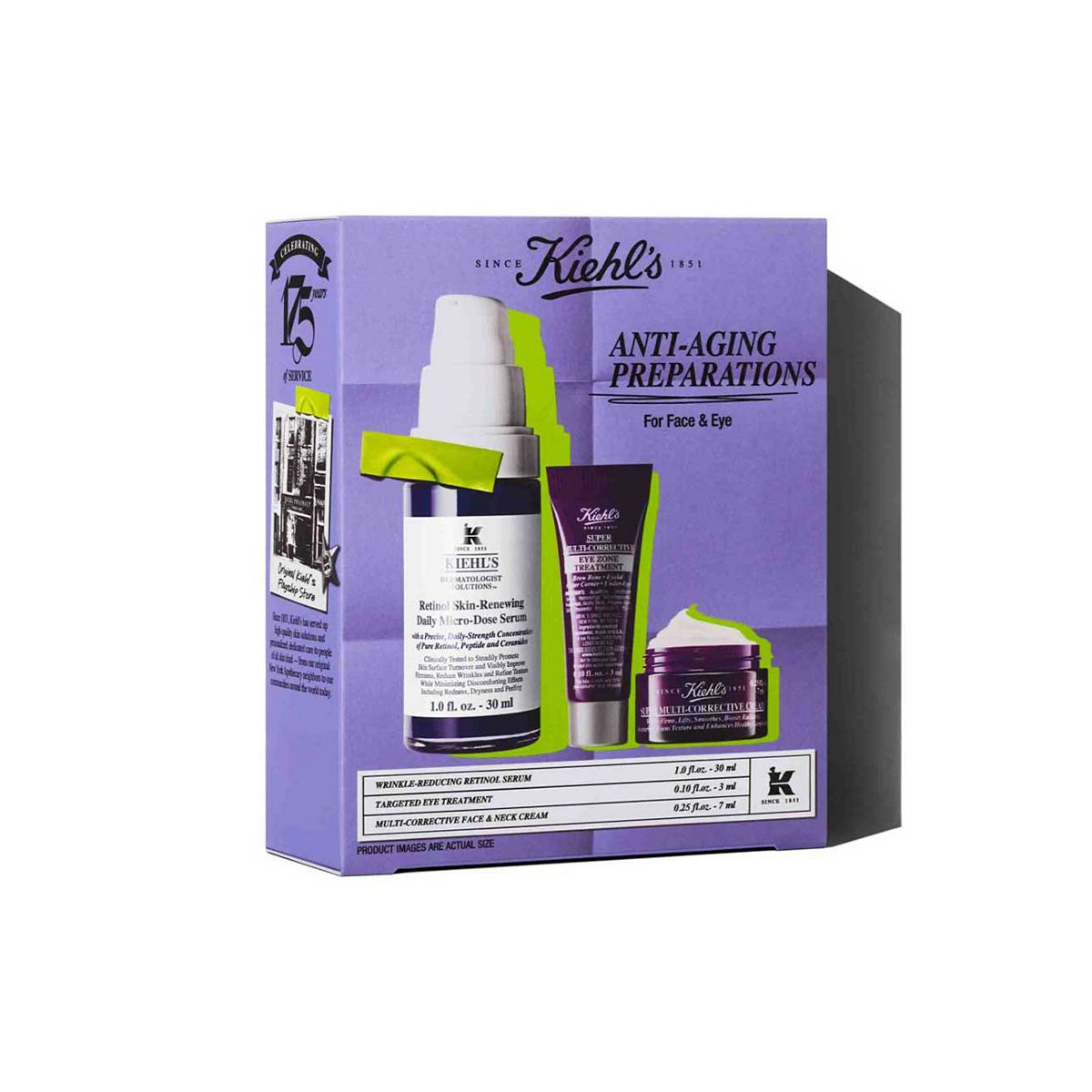 Kiehl's Anti-Ageing Preparations Set Br/>