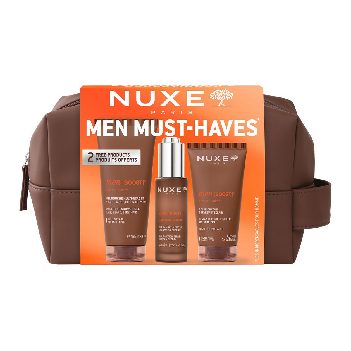 Nuxe Men [Boost]³ Must-Haves Skincare Routine Multicolor