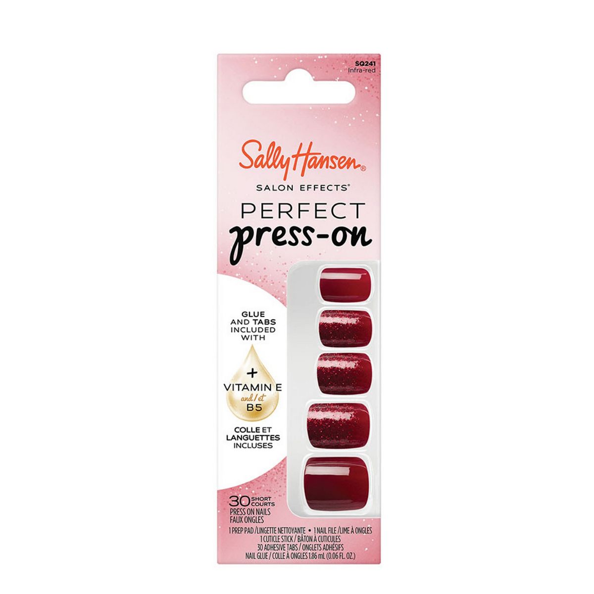 Sally Hansen Salon Effects Perfect Press-On Nails Infra Red