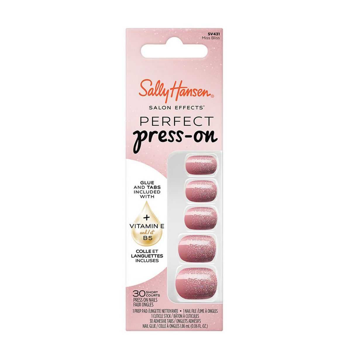 Sally Hansen Salon Effects Perfect Press-On Nails Miss Bliss