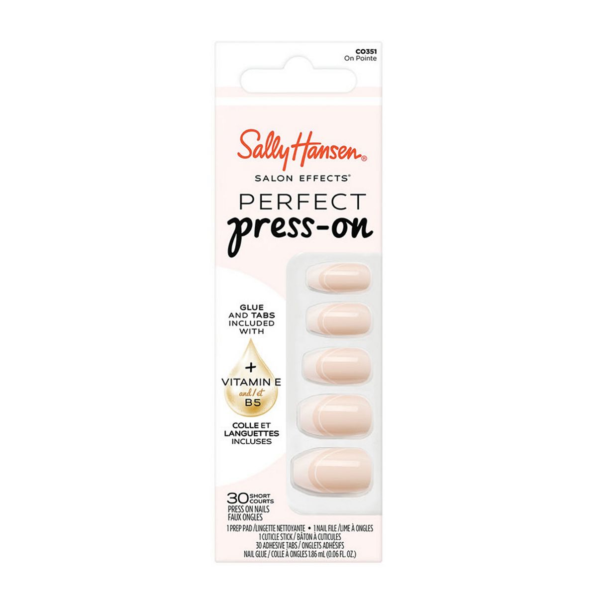 Sally Hansen Salon Effects Perfect Press-On Nails On Pointe