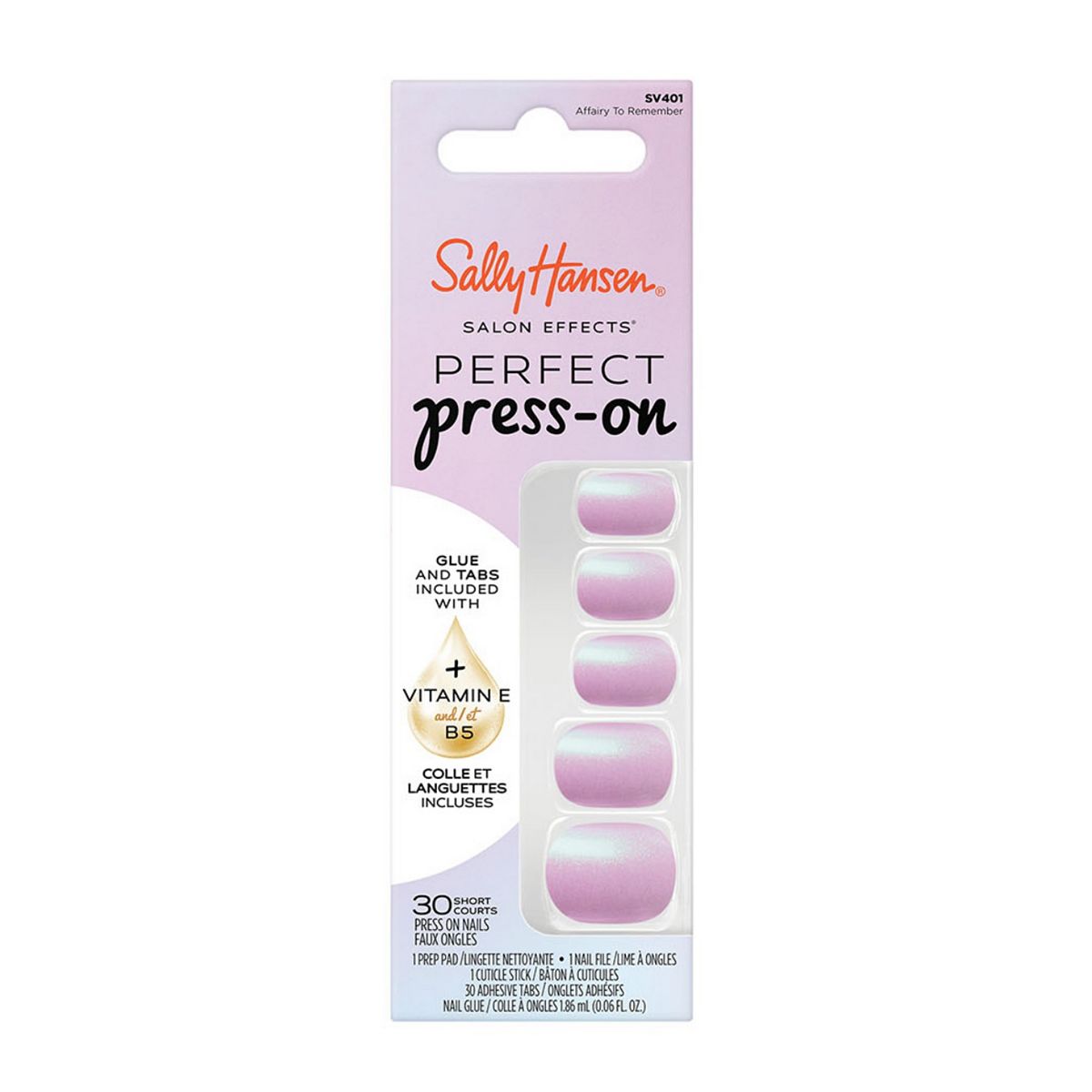 Sally Hansen Salon Effects Perfect Press-On Nails Affair To Remember