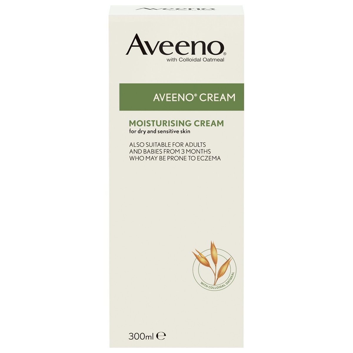 Aveeno Cream Moisturising 300Ml