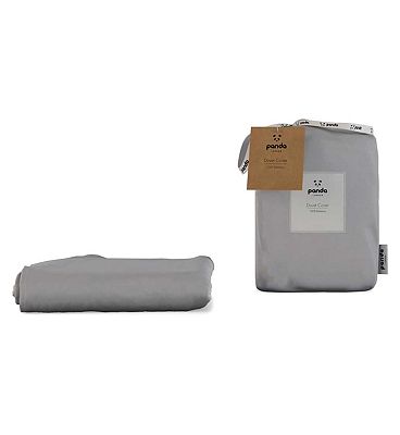 Click to view product details and reviews for Panda 100 Bamboo Duvet Cover Quiet Grey Double.