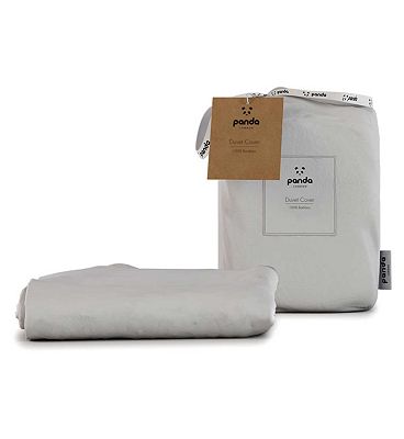 Click to view product details and reviews for Panda 100 Bamboo Duvet Cover Pure White King.
