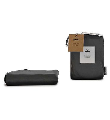 Click to view product details and reviews for Panda 100 Bamboo Duvet Cover Urban Grey Single.
