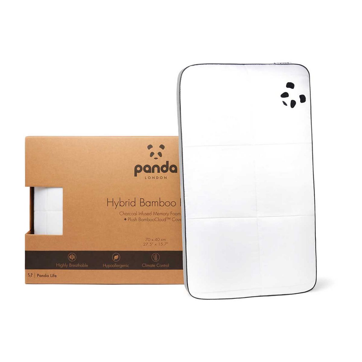 Panda Hybrid Memory Foam Bamboo Pillow