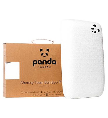 Panda Memory Foam Bamboo Pillow