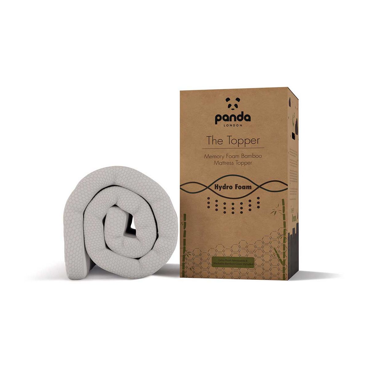 Panda Bamboo Mattress Topper King