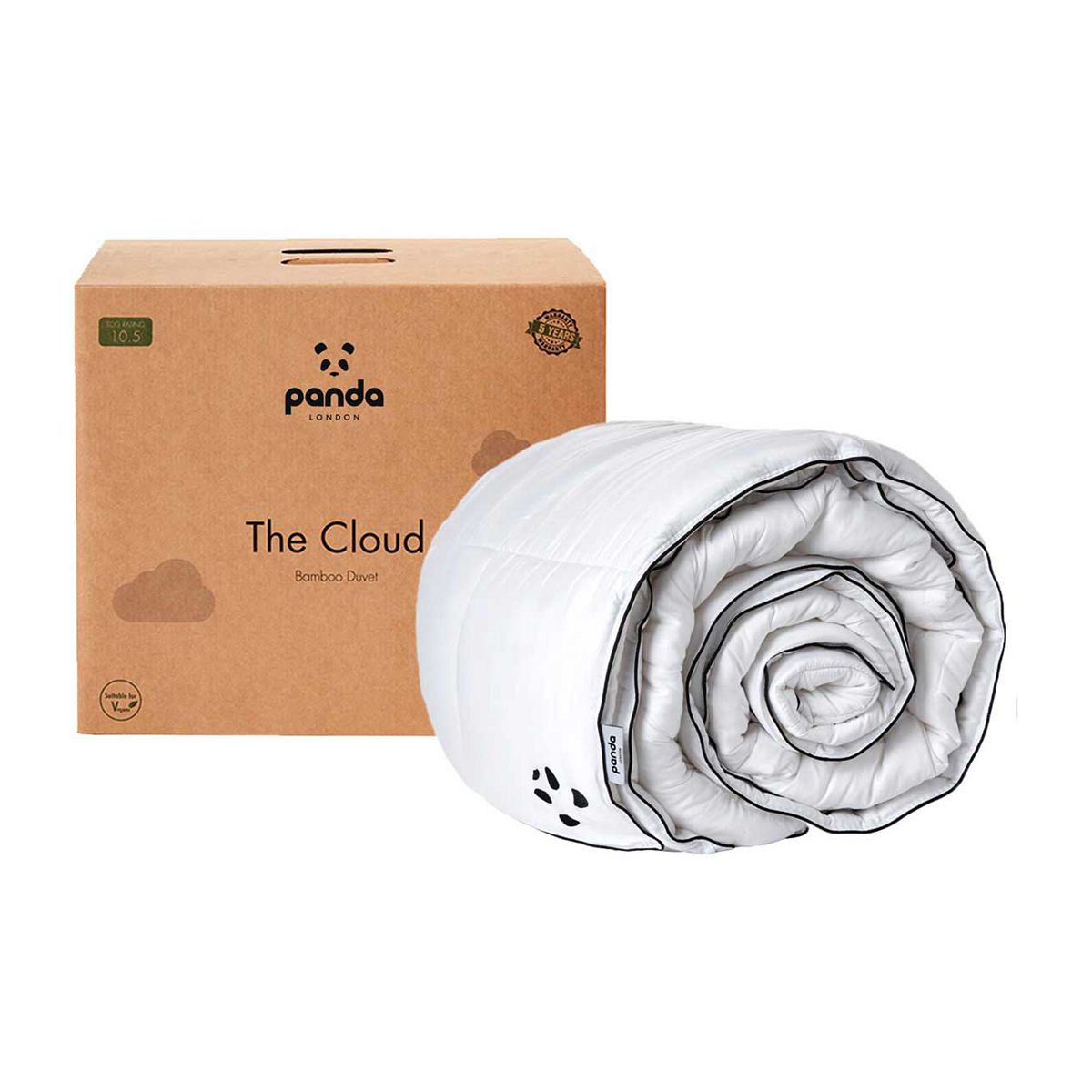 Panda The Cloud Bamboo Duvet - 10.5 Tog Single