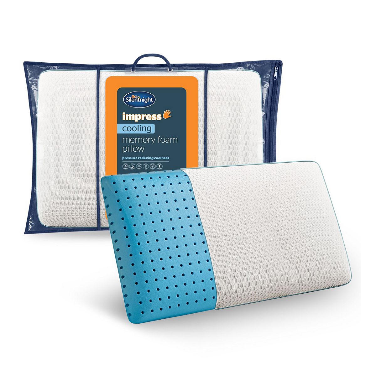 Silentnight Impress Memory Foam Cooling Pillow