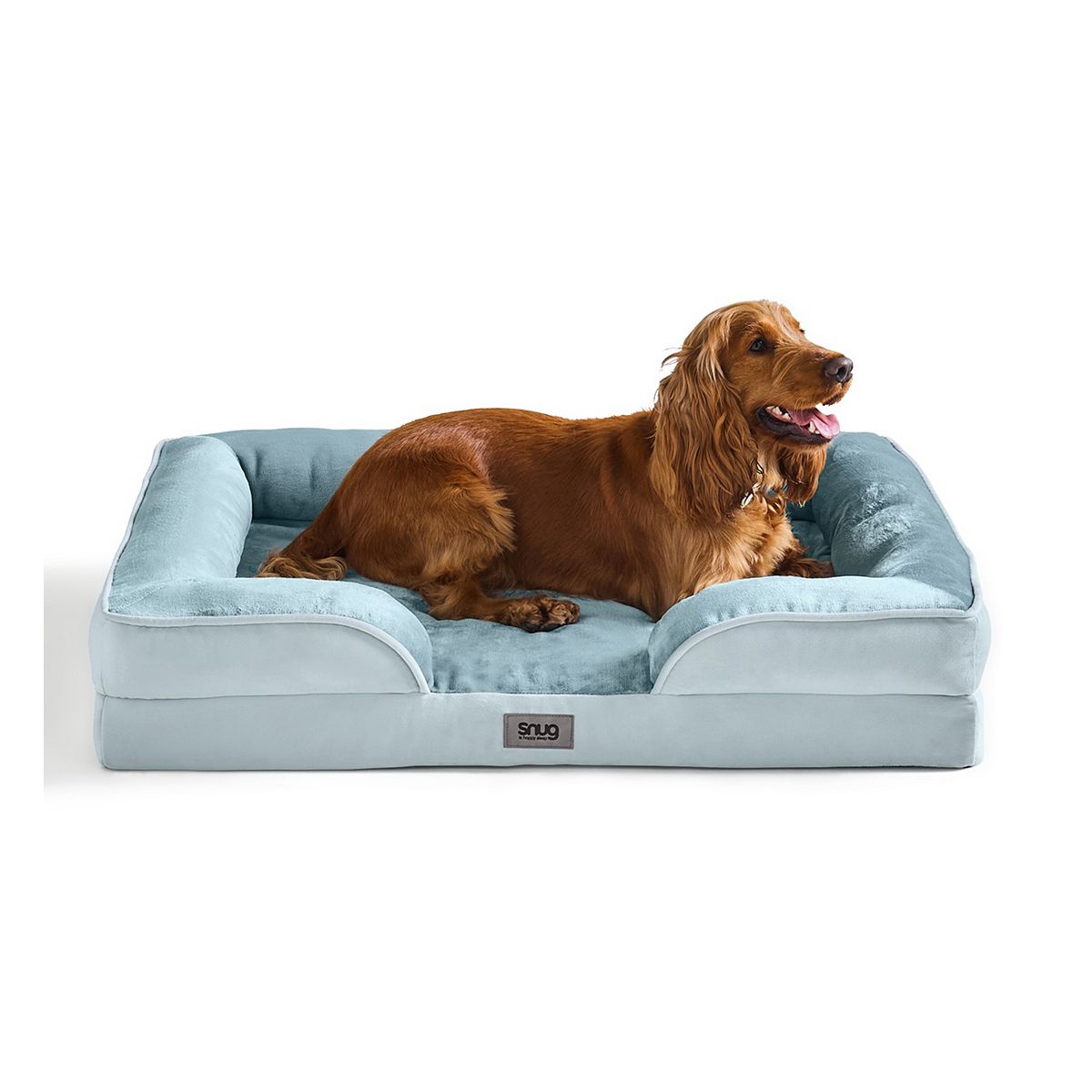 Snug Orthopaedic Pet Bed Blue Large