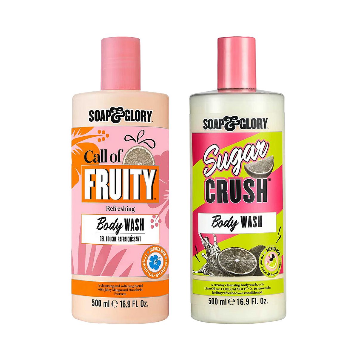 Soap & Glory Sugar Crush & Call Of Fruity Wash Duo