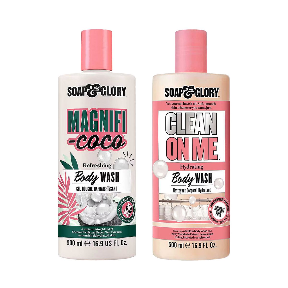 Soap & Glory Clean On Me & Magnificoco Wash Duo