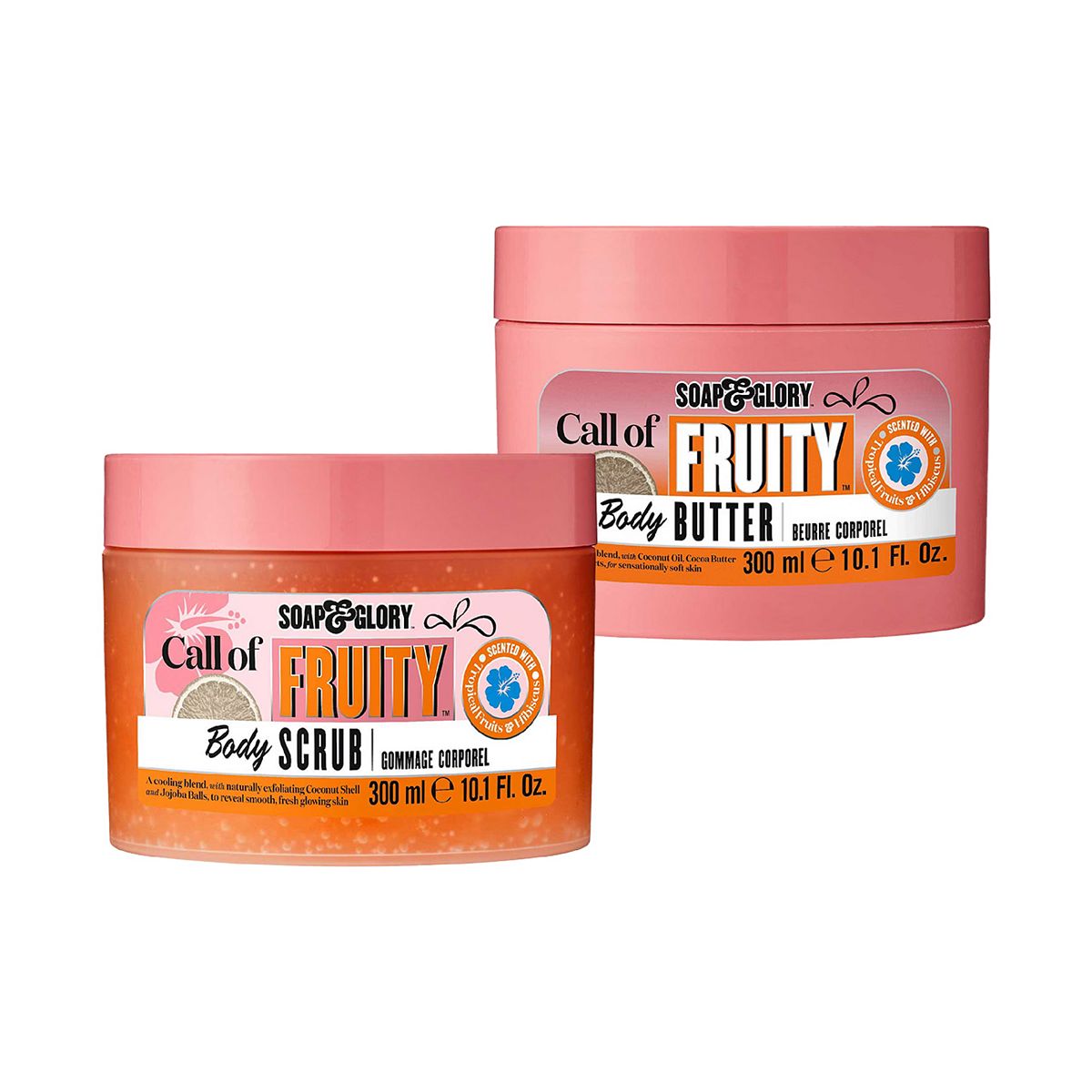 Soap & Glory Call Of Fruity Scrub & Butter Duo
