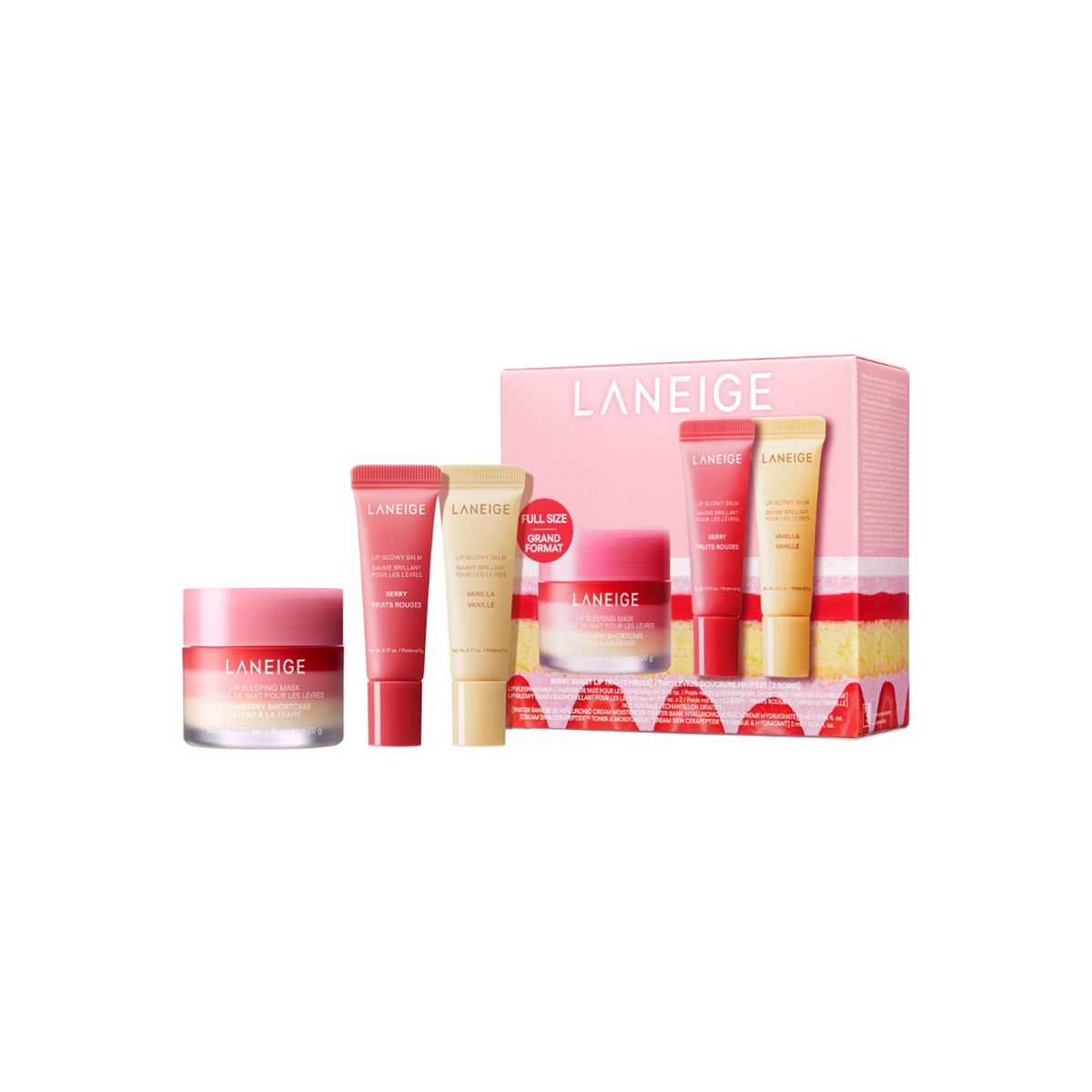 Laneige Berry Sweet Lip Trio Set