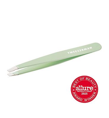 Click to view product details and reviews for Tweezerman Full Slant Tweezer Pistashio.