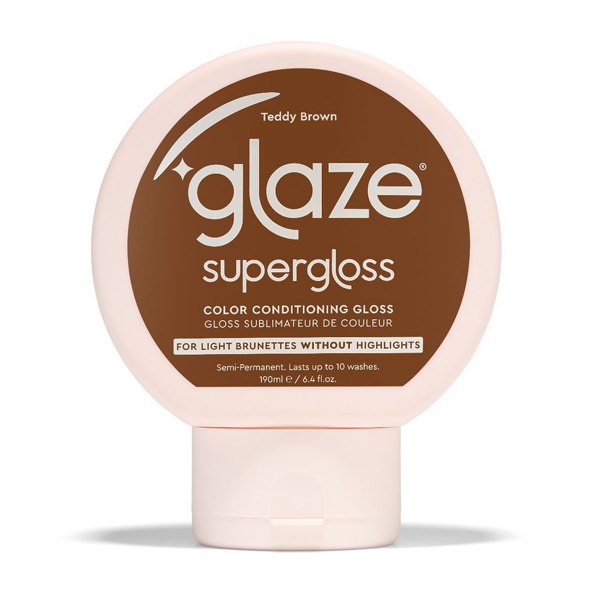 Glaze Supergloss Color Conditioning Hair Gloss Teddy Brown 190ml