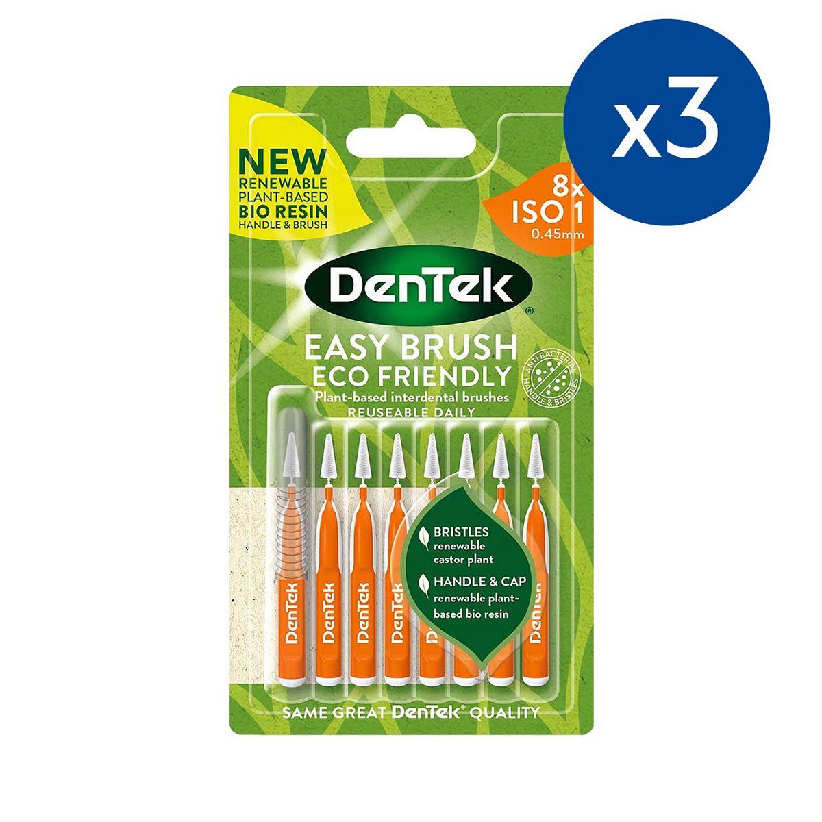 Dentek Interdental Iso1 8S X3 Bundle